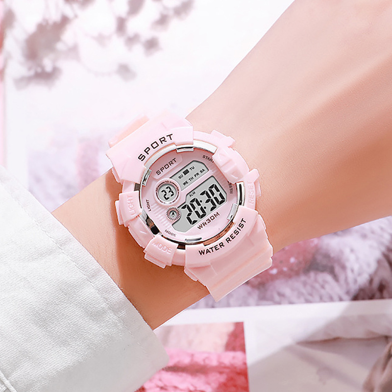 Smartwatch Watches For Girls - Mode enfants montres lumineux étanche sport