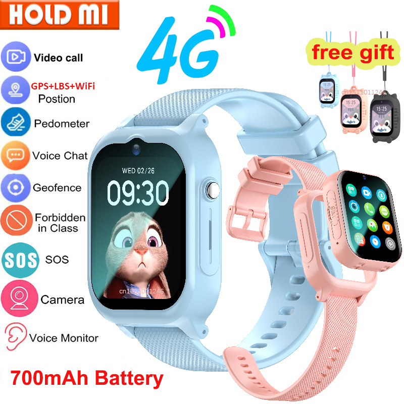 Smartwatch Watches For Girls Kids - Montre intelligente enfants 4G GPS WIFI