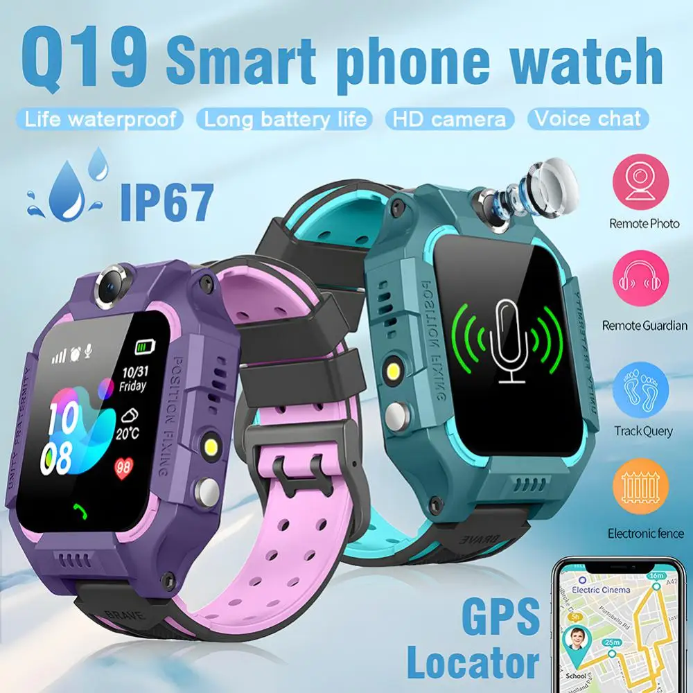 Smartwatch Watches Digital - Nouveaux enfants 2G montre intelligente SOS
