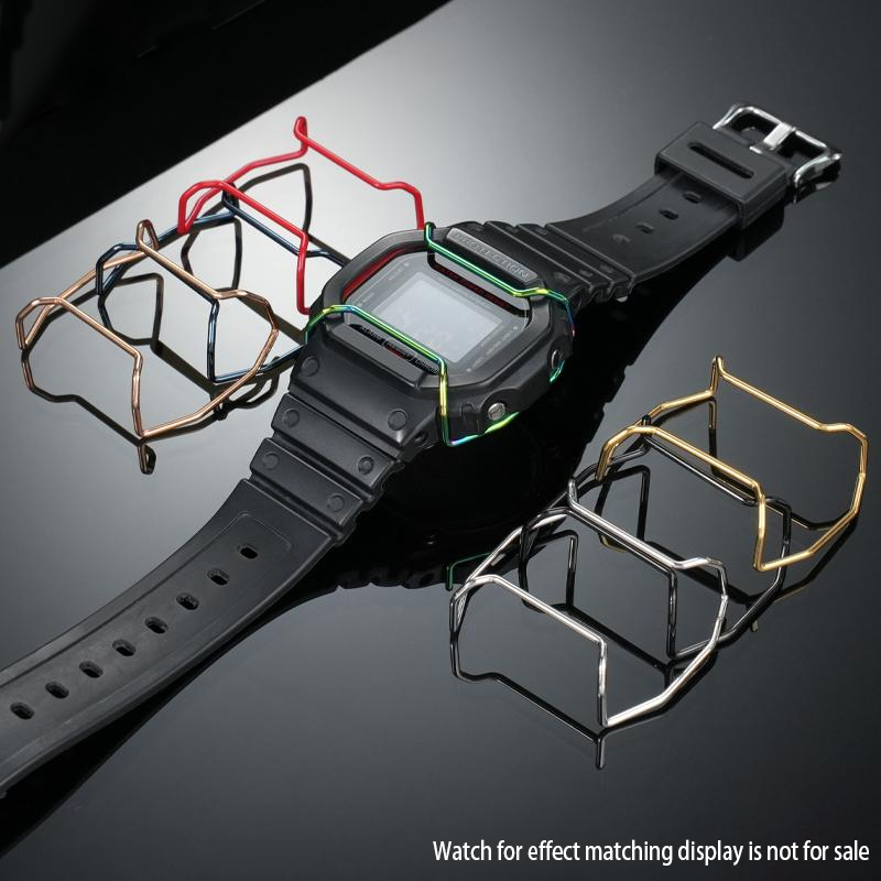Casio Watch G-Shock Ga-2100 - Pare-chocs de montre en acier inoxydable