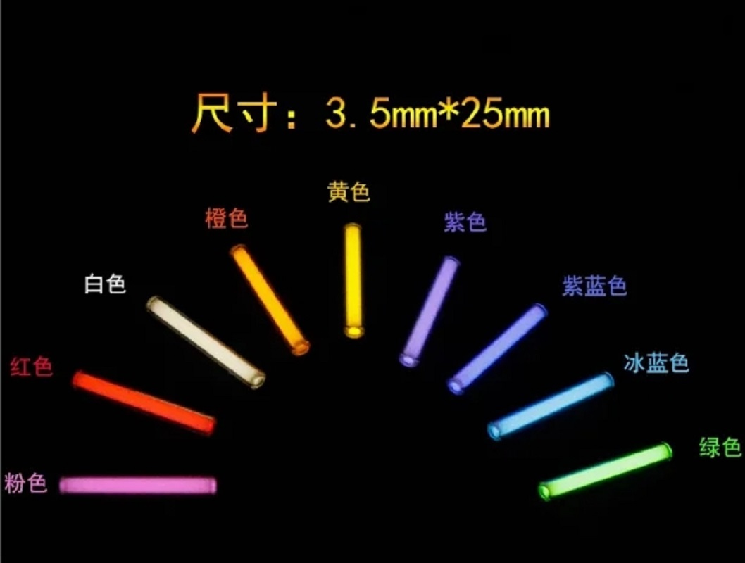 Tritium Gas Tube - Le tube électroluminescent émet de la