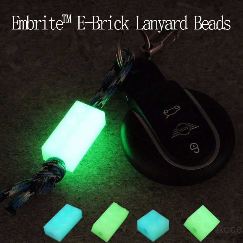 Tritium Gas Tube - Accessoires TEC Embrite™Perles de lanière E-Brick,