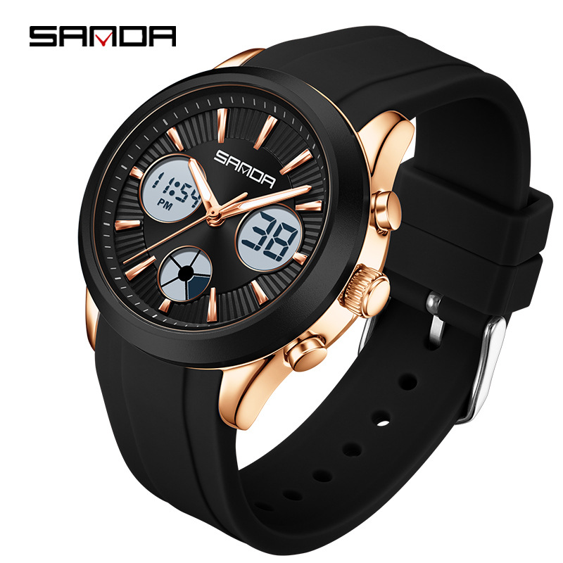 Smartwatch Watches For Girls - Montre électronique SANDA lumineuse, multifonctionnelle, sportive,