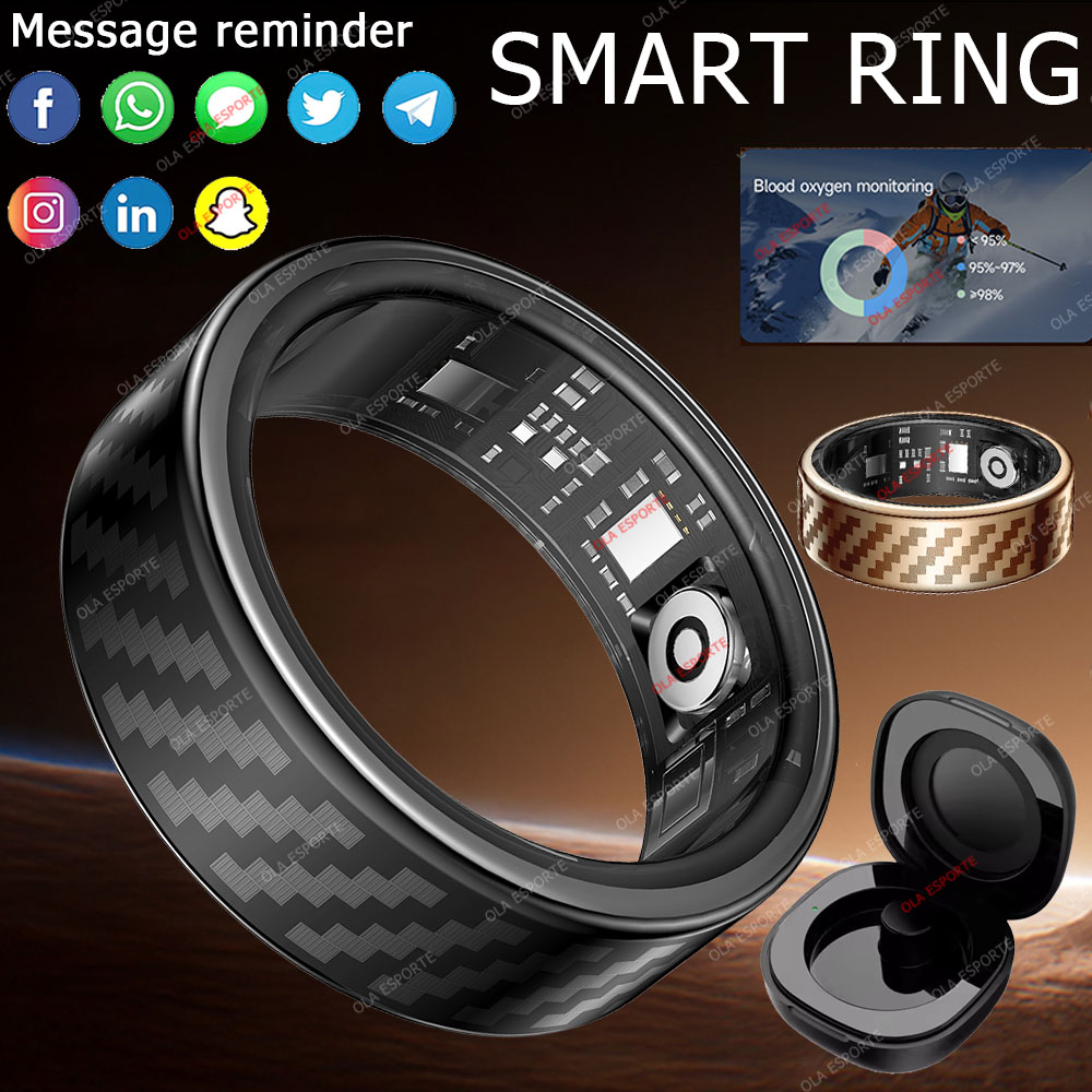 Smartwatch Watches For Girls - Anneau intelligent pour hommes et femmes,