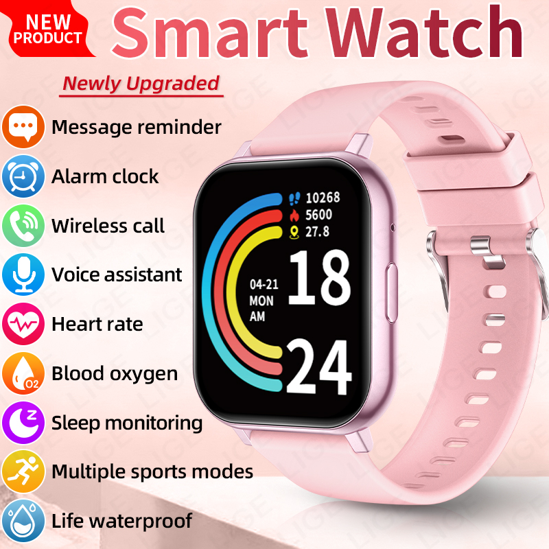Smartwatch Watches Birthday Gift For Men - Montre connectée LIGE pour hommes et