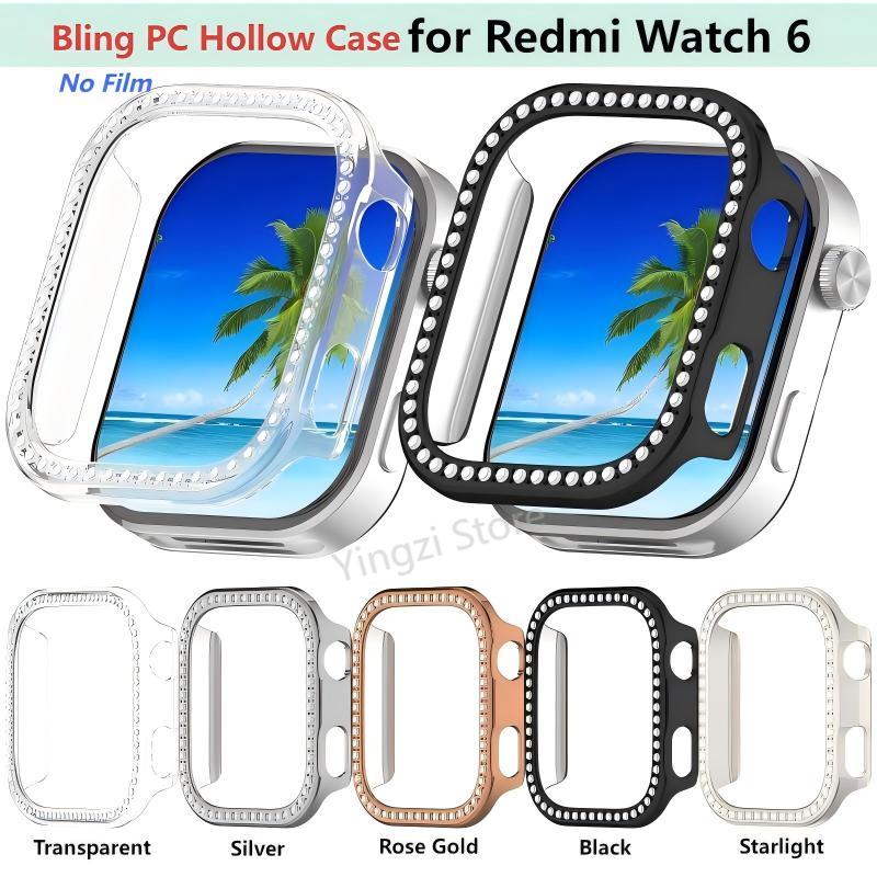 Smartwatch Redmi Watches - Coque creuse Bling PC pour montre