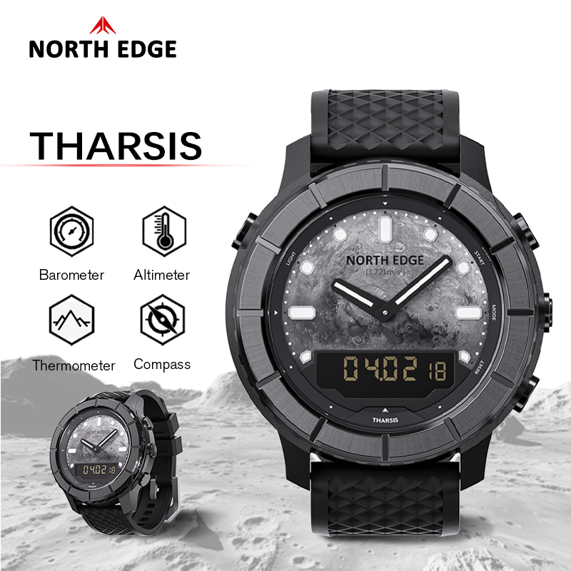Altimeter Compass Watch - Montre numérique en fibre de carbone