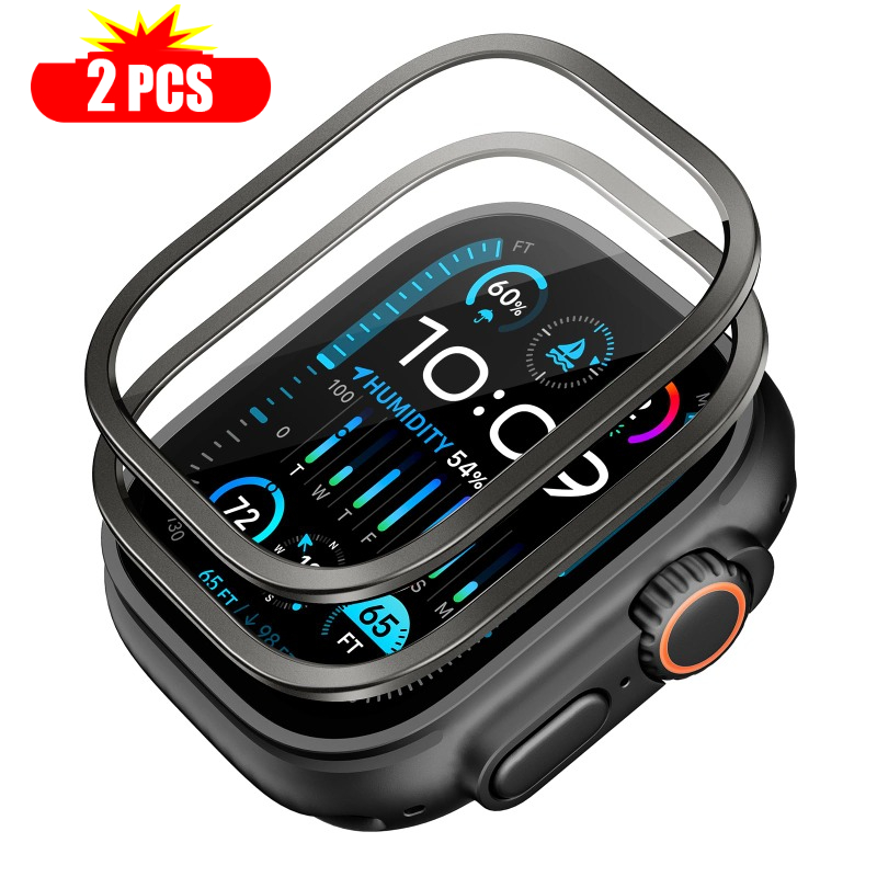 Smartwatch Watches For Women - 2 pièces verre trempé pour Apple