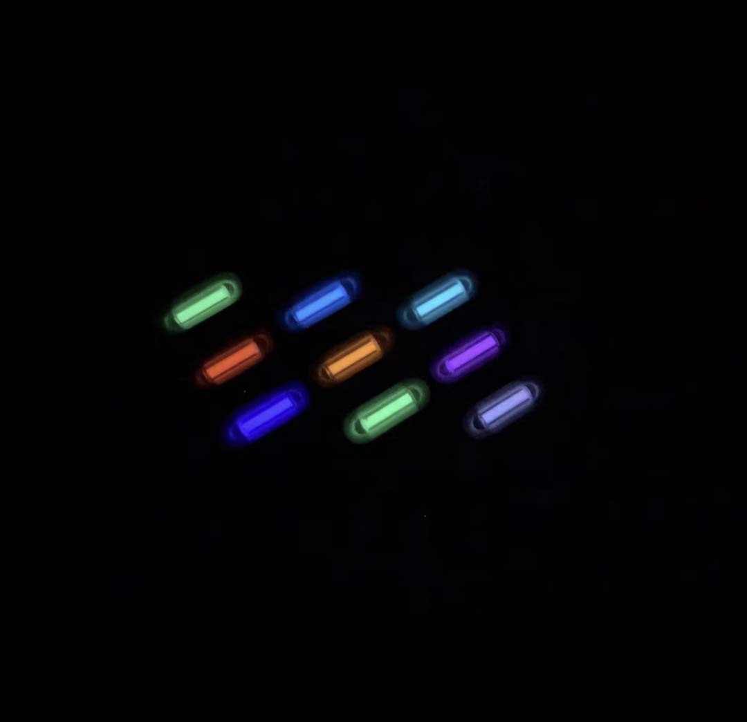 Tritium Gas Tube - Petit tube de verre Shoous pour