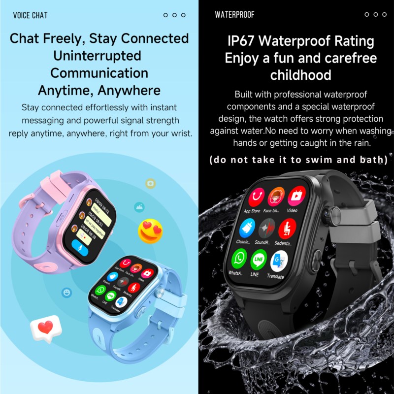 Montre connectée 4G pour enfan - Smartwatch Watches For Kids With Gps avis et prix