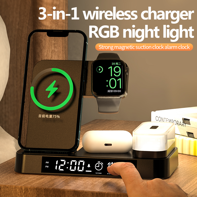 Chargeur sans fil 5 en 1, stat - Watch Xs8 avis et prix