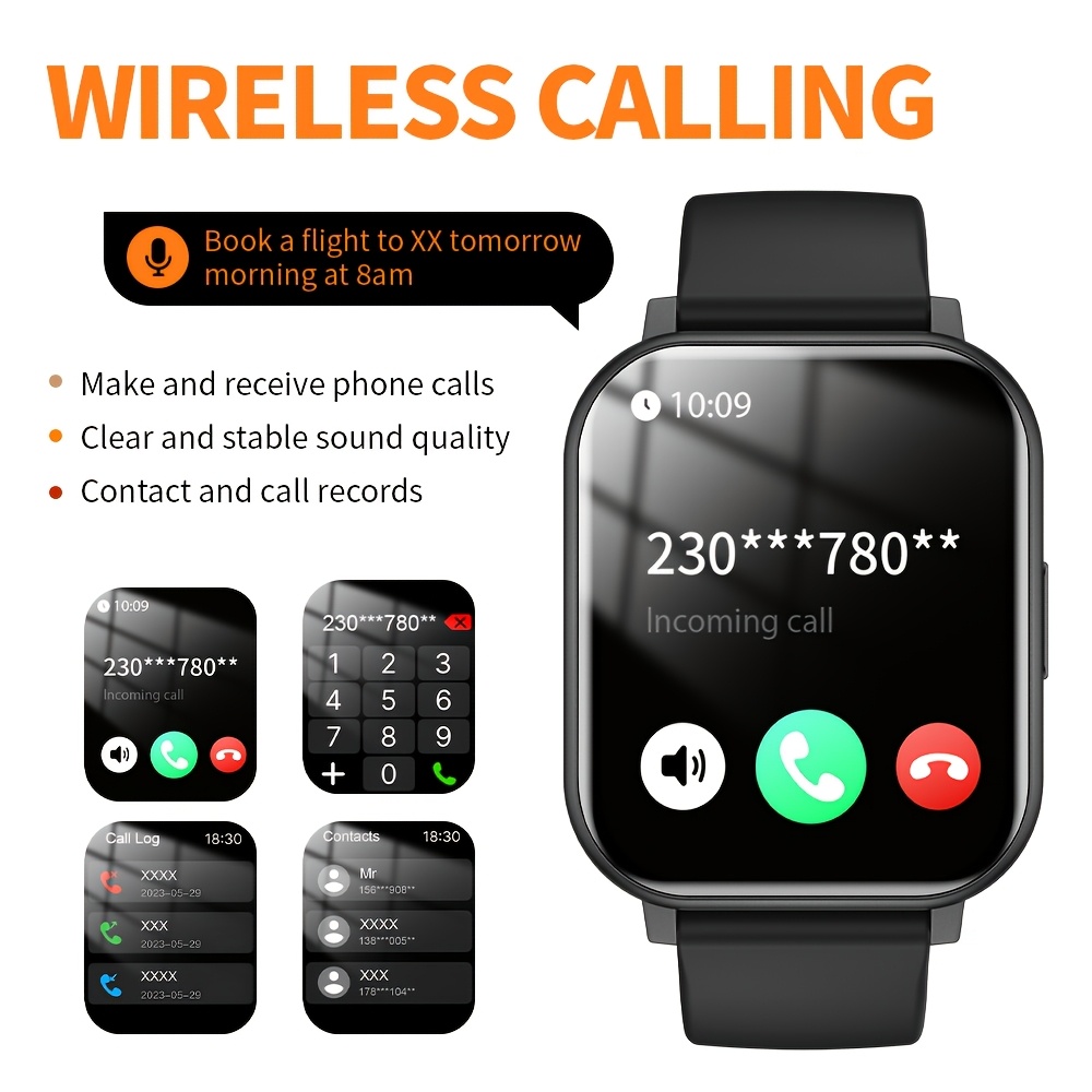 Écran carré HD de 1,83 pouce/A - Smartwatch Watches Wallpaper avis et prix