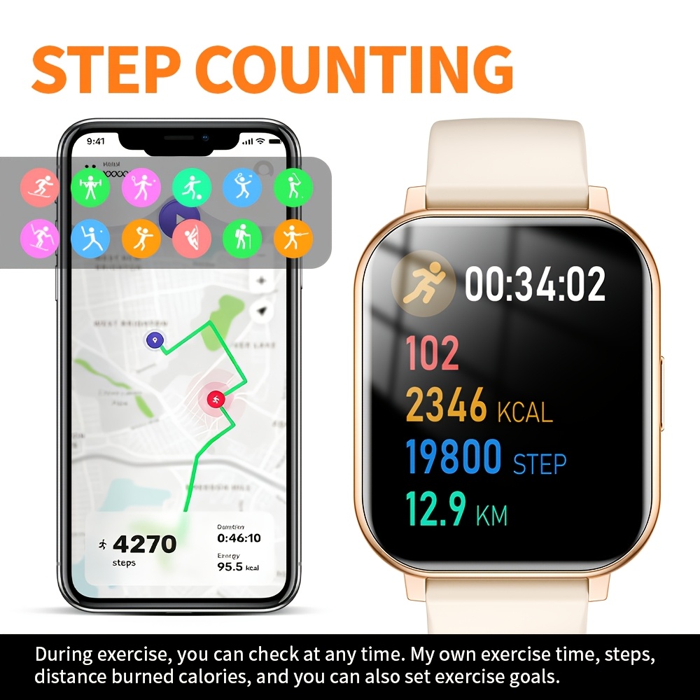 Écran carré HD de 1,83 pouce/A - Smartwatch Watches Wallpaper avis et prix