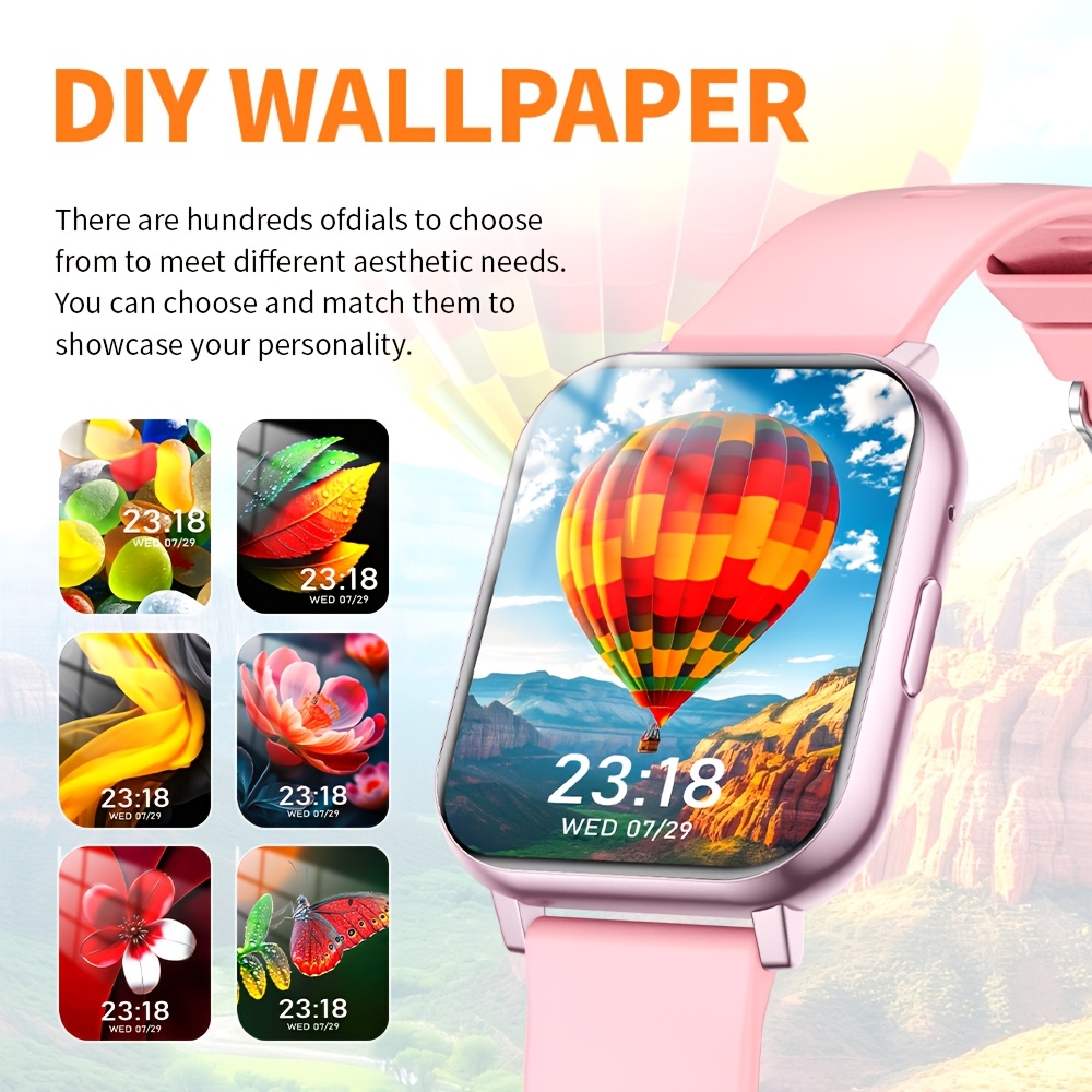 Écran carré HD de 1,83 pouce/A - Smartwatch Watches Wallpaper avis et prix