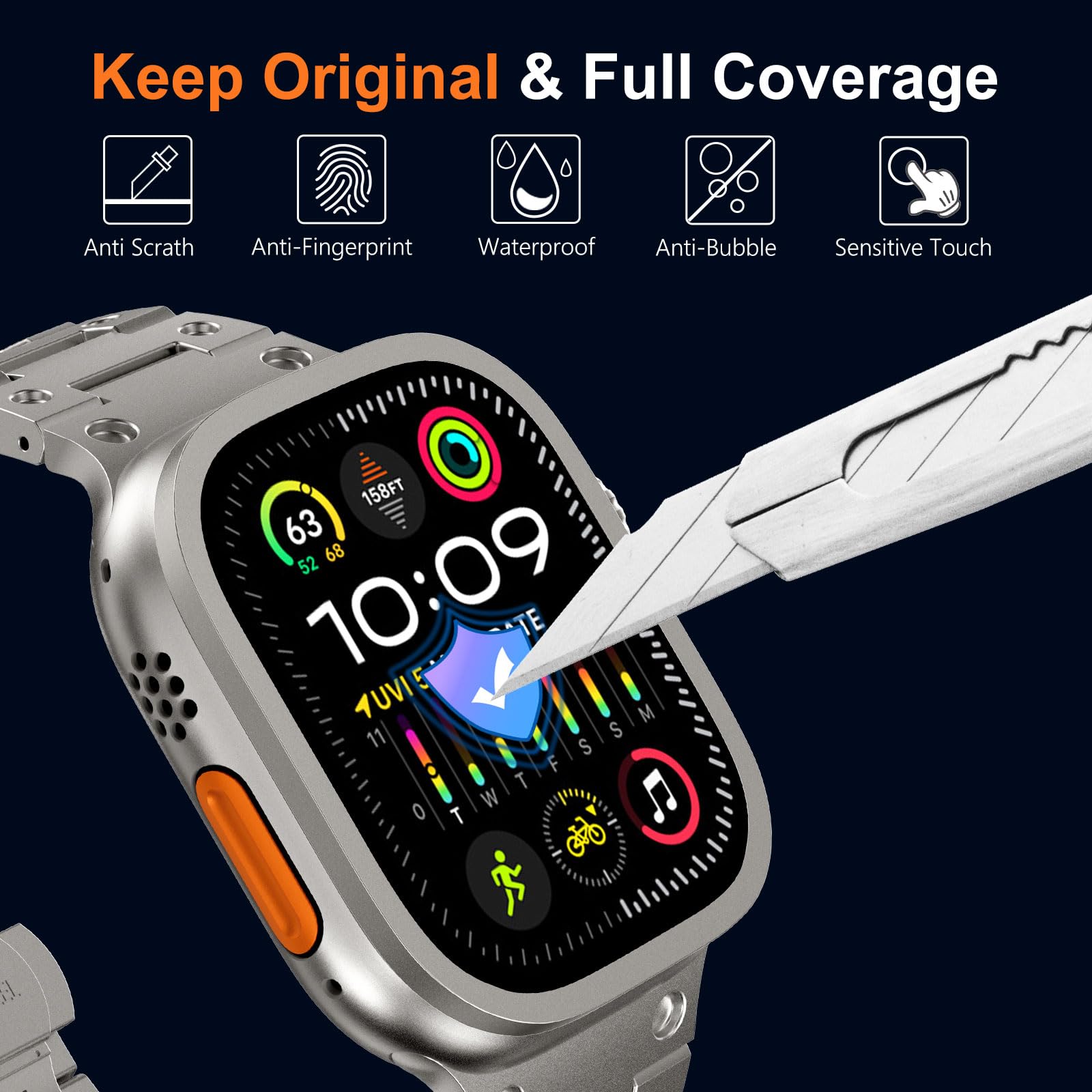 Verre trempé pour Apple Watch  - Smartwatch Watches For Women avis et prix