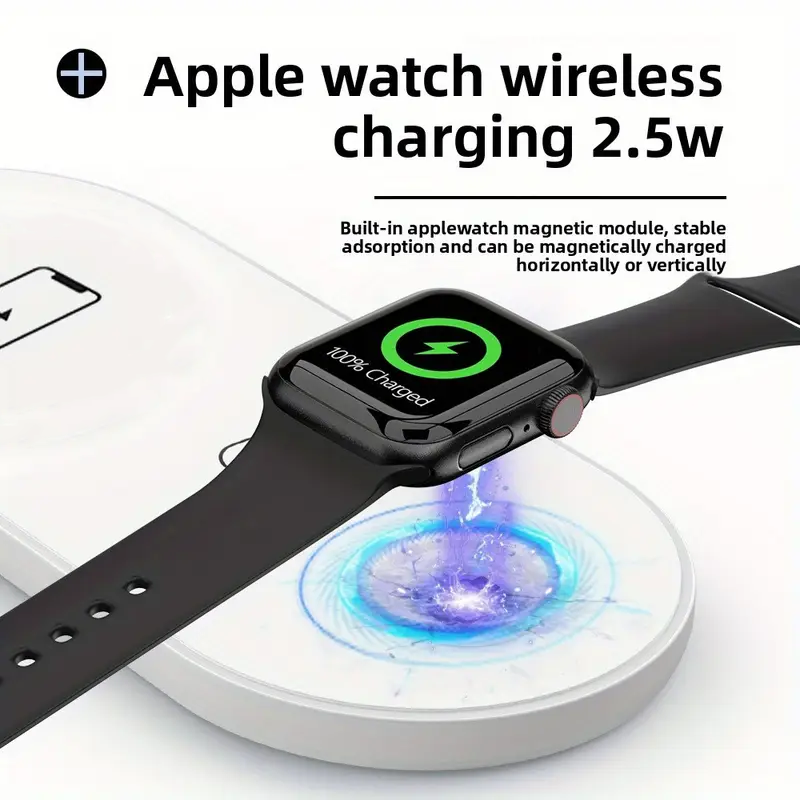 Chargeur sans fil double 3 en  - Watch Xs8 avis et prix