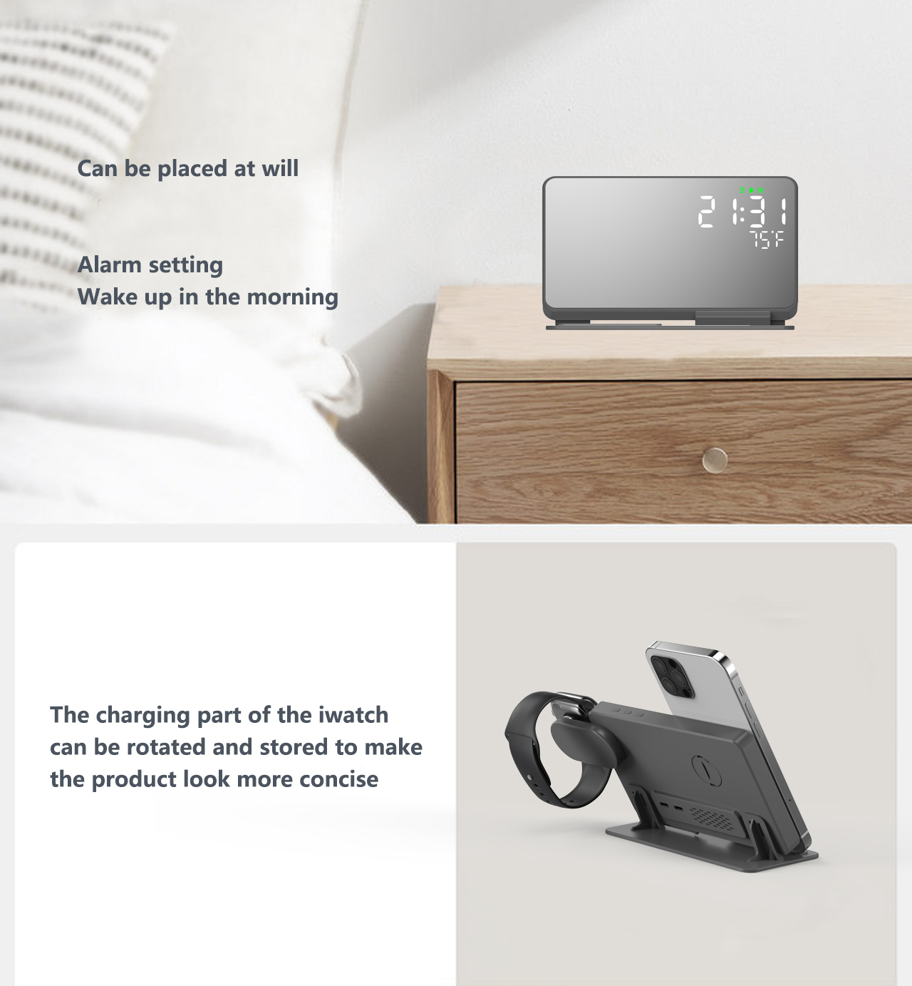 Station de charge sans fil 3 e - Smartwatch Watches Digital avis et prix