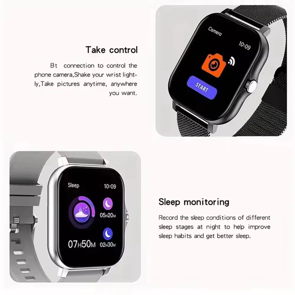 Nouvelle montre connectée Leno - Smartwatch Watches Birthday Gift For Men avis et prix