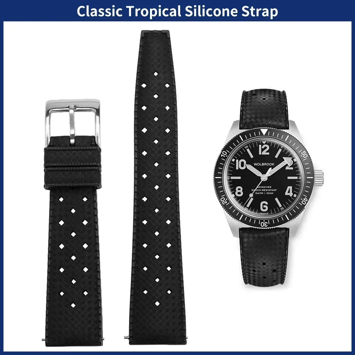FKM Bracelet de montre 20mm 22 - Watches Rolex Smartwatch avis et prix