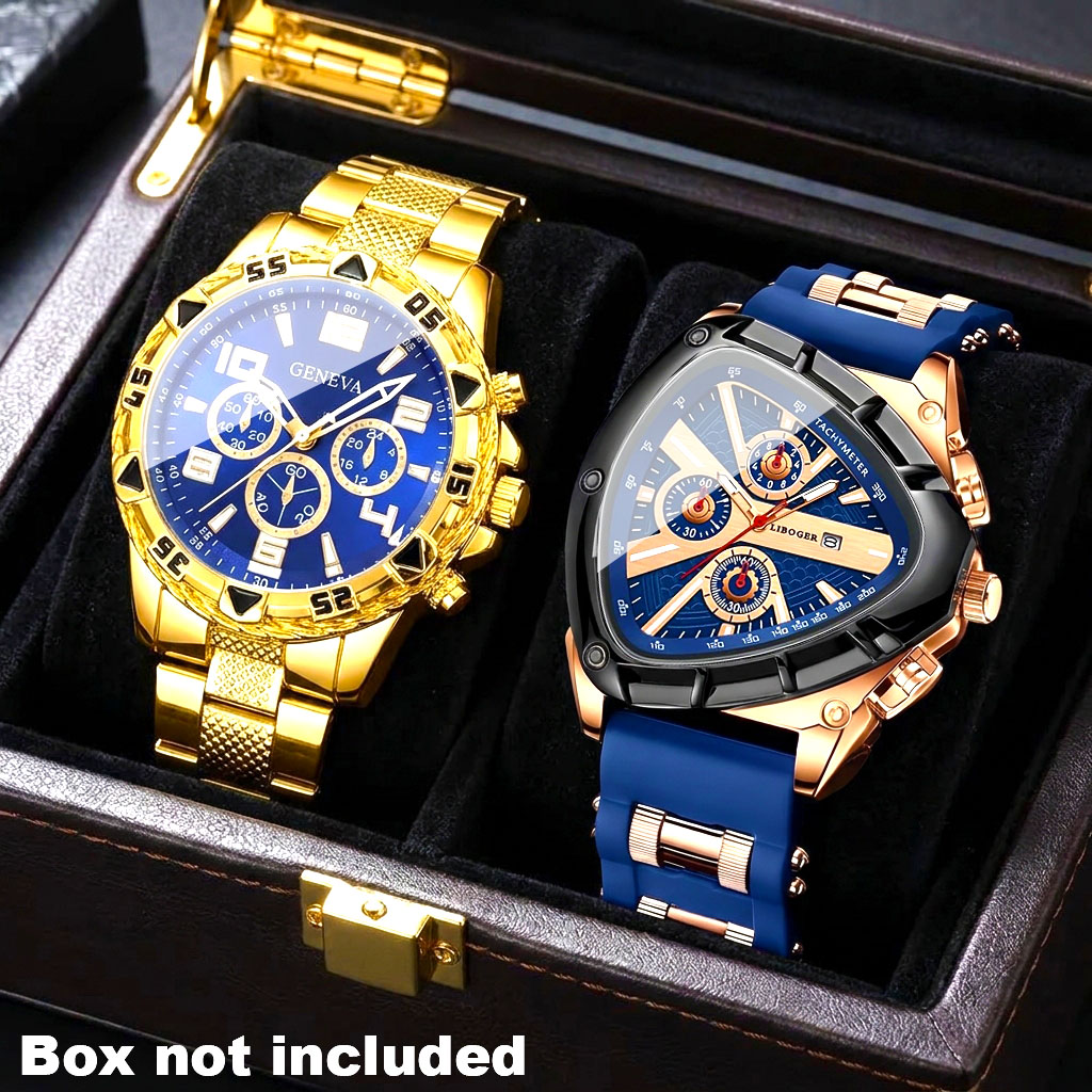 2 montres à quartz rondes de l - Smartwatch Watches Birthday Gift For Men avis et prix