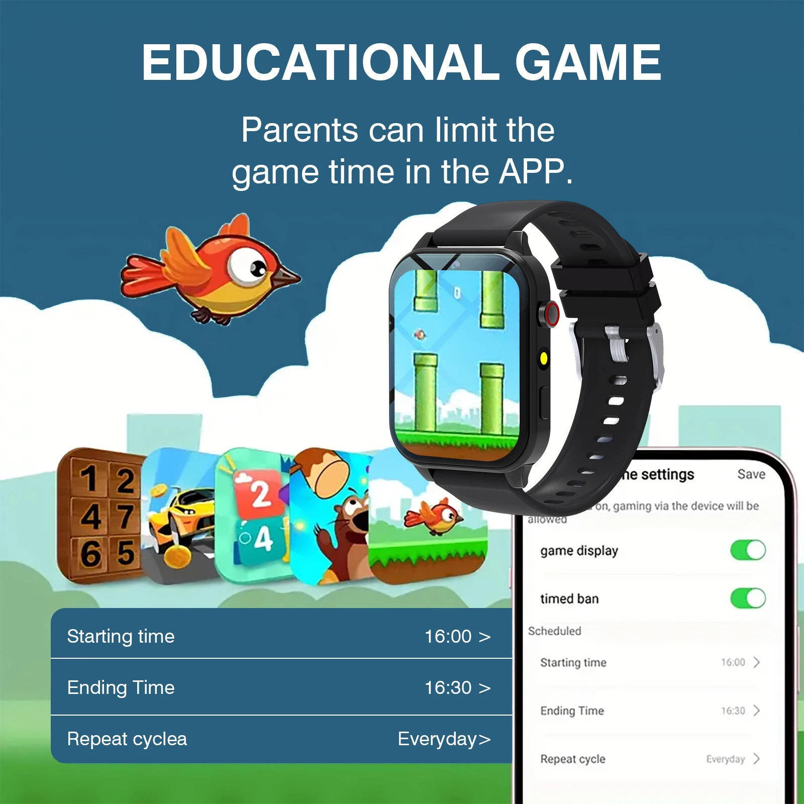Montre connectée pour enfants, - Smartwatch Watches Digital avis et prix