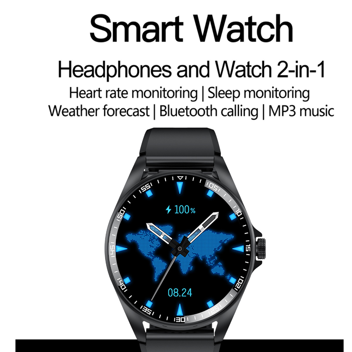 Montre intelligente 2 en 1 ave - Smartwatch Watches Wallpaper avis et prix