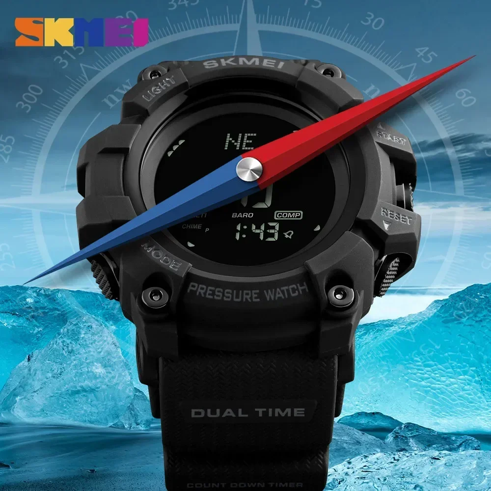 SKMEI 1358 altimètre météo Tra - Altimeter Compass Watch avis et prix