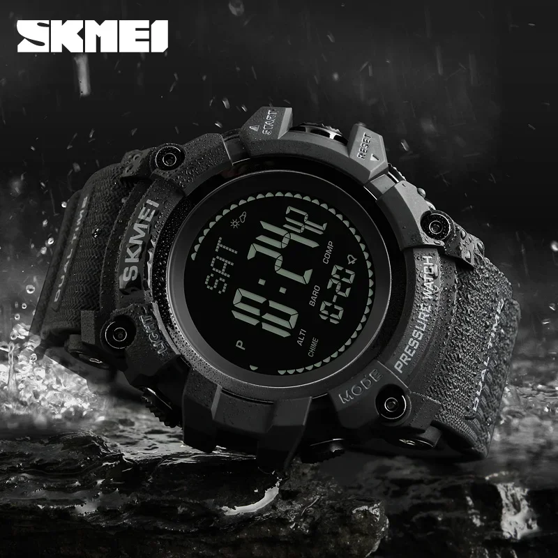 SKMEI 1358 altimètre météo Tra - Altimeter Compass Watch avis et prix