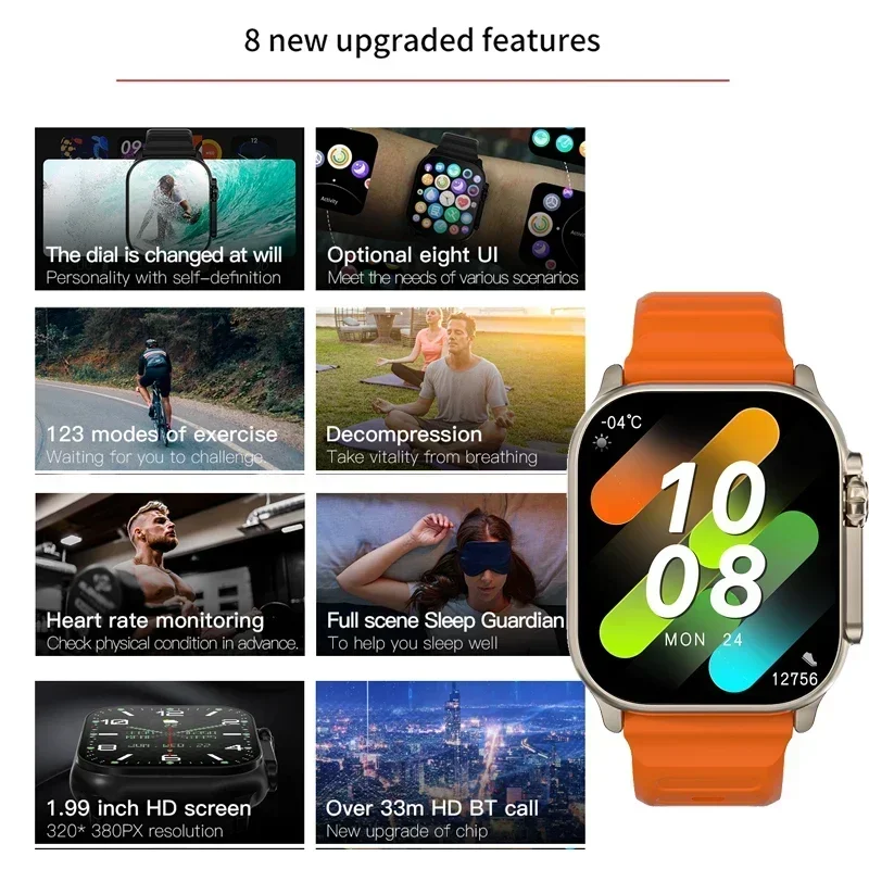 Nouvelle série 9 Watch PK HK8  - Smartwatch Watches For Girls avis et prix