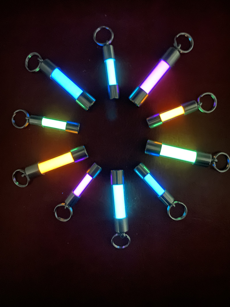 Pendentif lumineux en verre, p - Tritium Gas Tube avis et prix