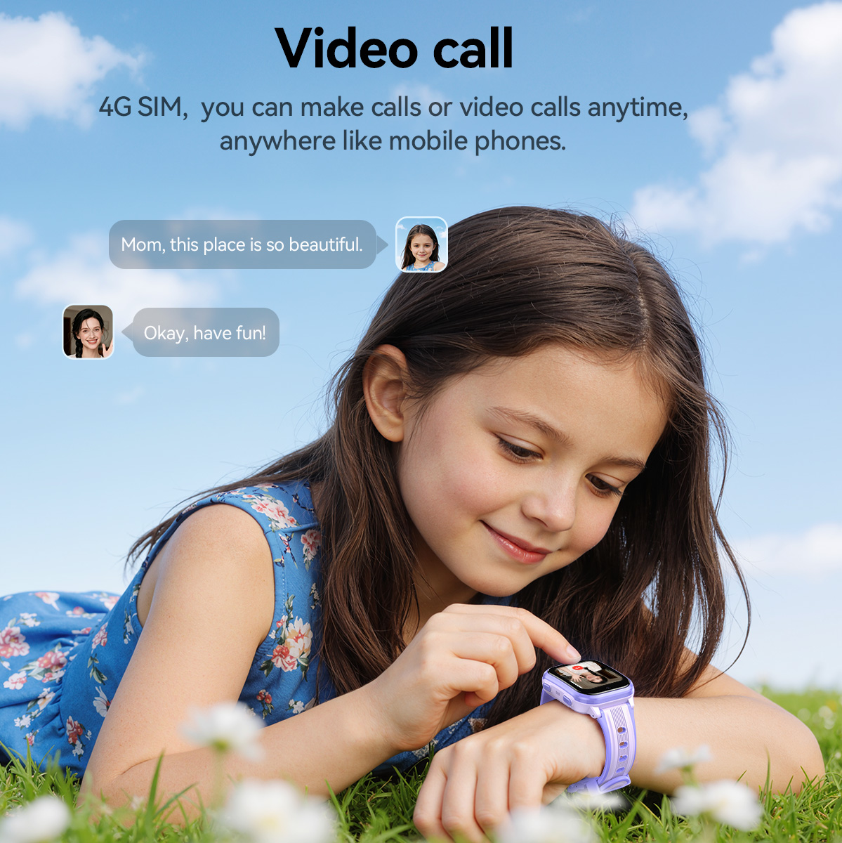Montre connectée pour enfants  - Smartwatch Watches For Kids With Gps avis et prix