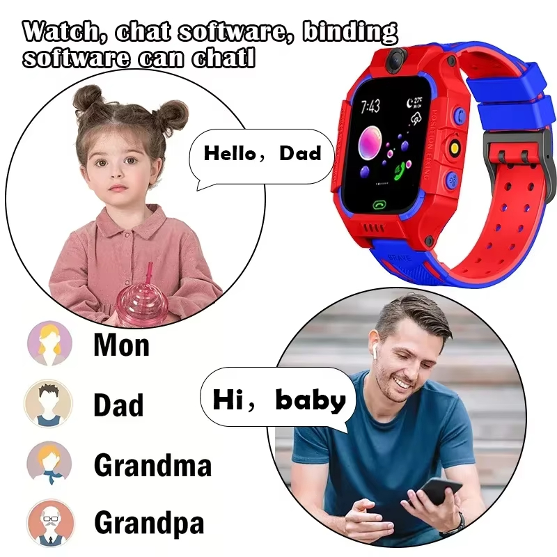 Montre intelligente pour enfan - Smartwatch Watches For Kids With Gps avis et prix