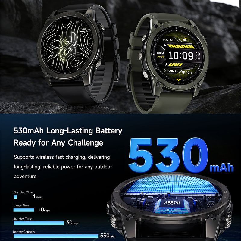 Nouvelle montre connectée étan - Altimeter Compass Watch avis et prix